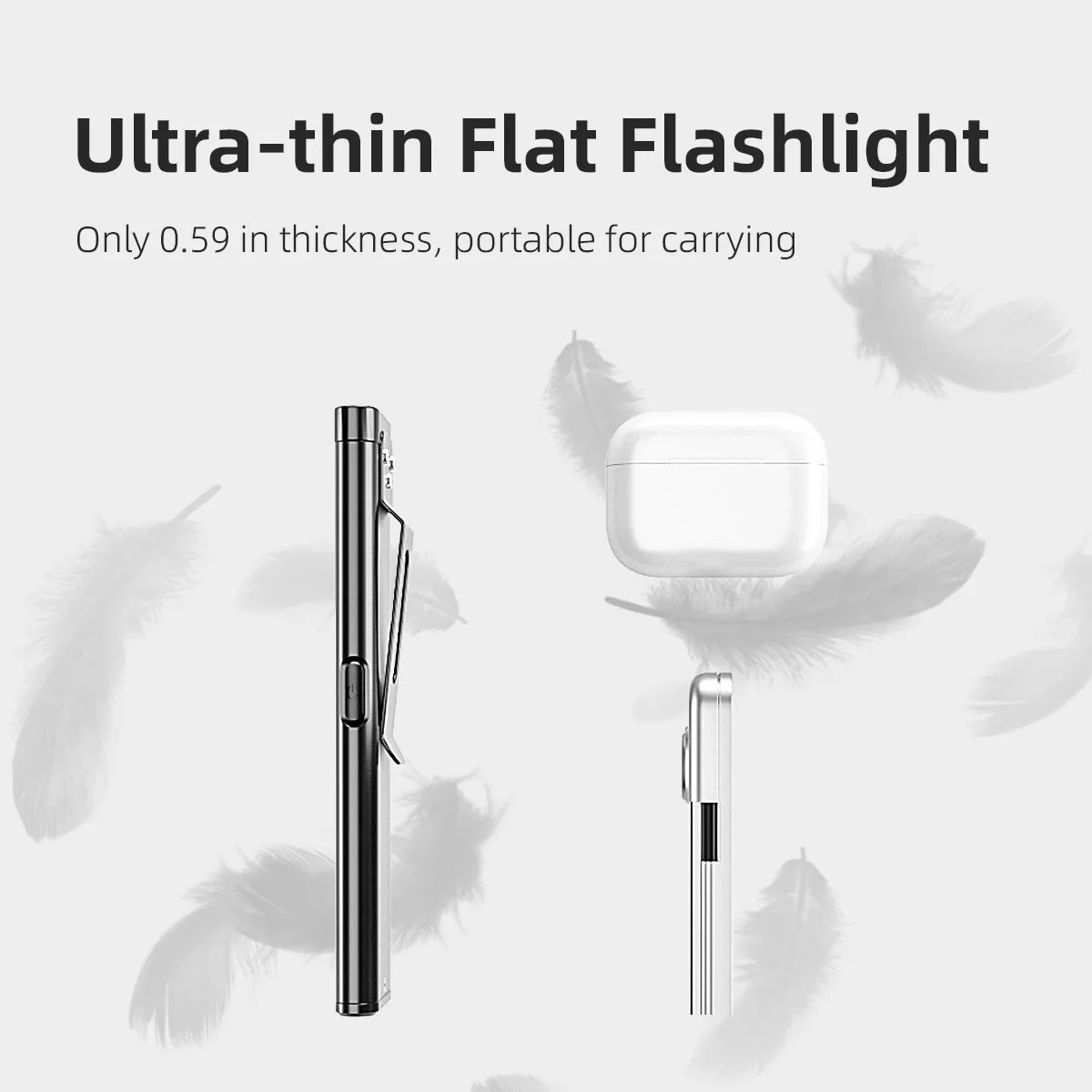 FlashKey - פנס מפתחות נטען USB-C